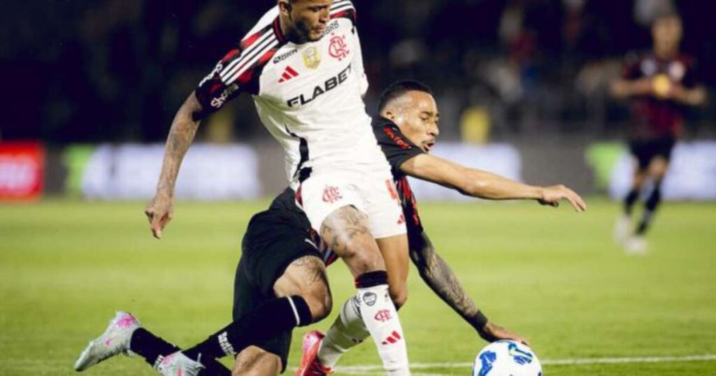 Wesley marca na despedida, Flamengo vence Bragantino e segue na briga pela liderança