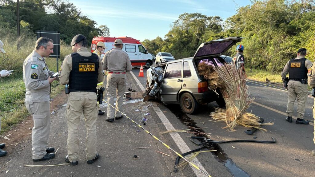 Motorista morre em grave acidente na PR-466, em Jardim Alegre