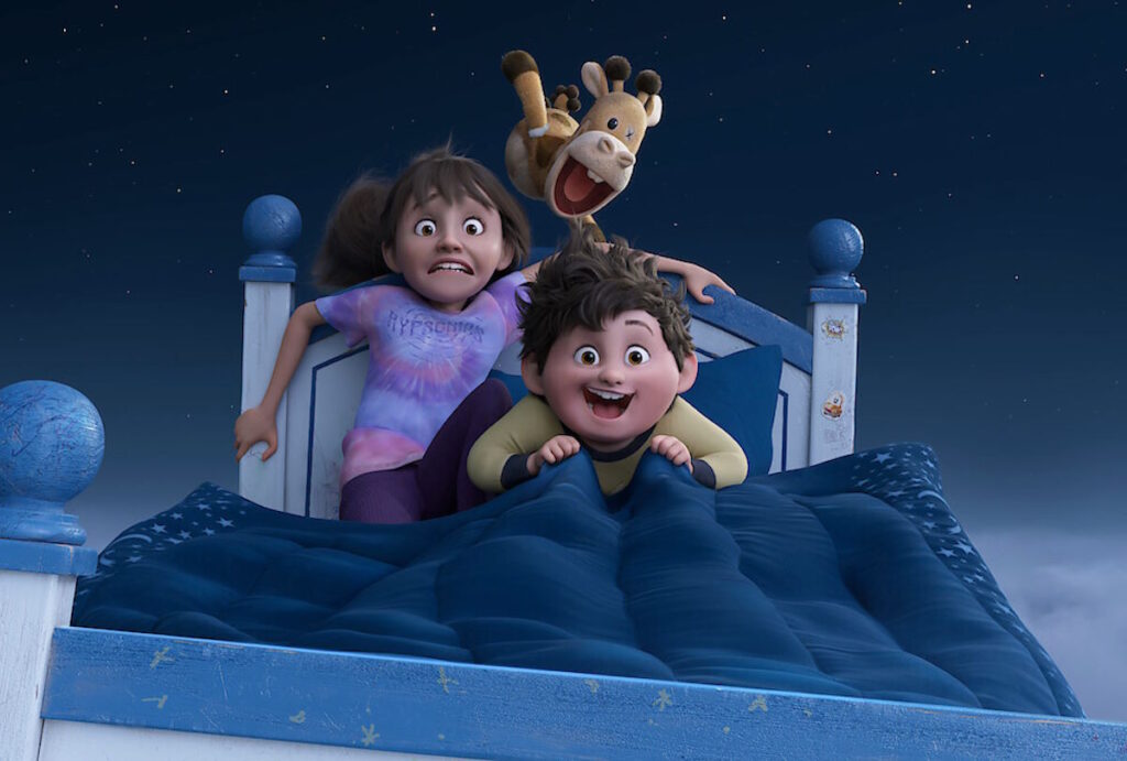 irmãos enfrentam pesadelos em animação da Netflix