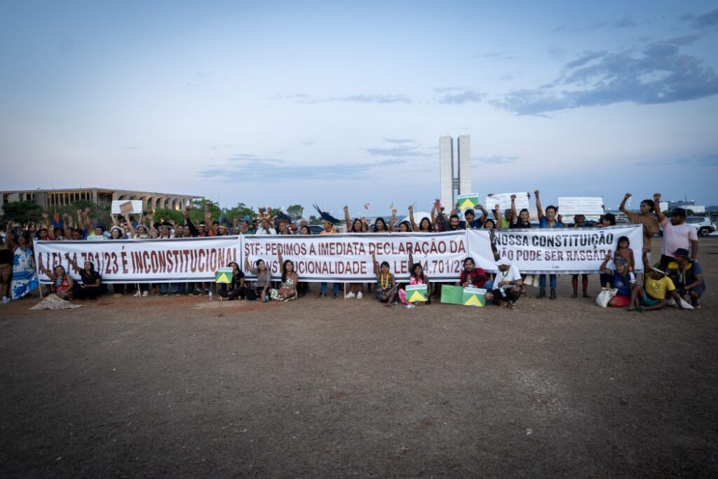 Indígenas de 17 povos cobram do STF a conclusão do julgamento sobre marco temporal e demarcações