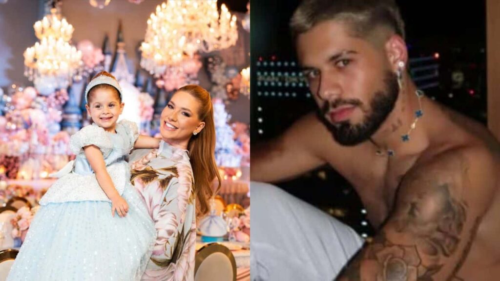 Virginia Fonseca leva família de Vini Jr. para festa de Maria Flor e deixa Zé Felipe de fora