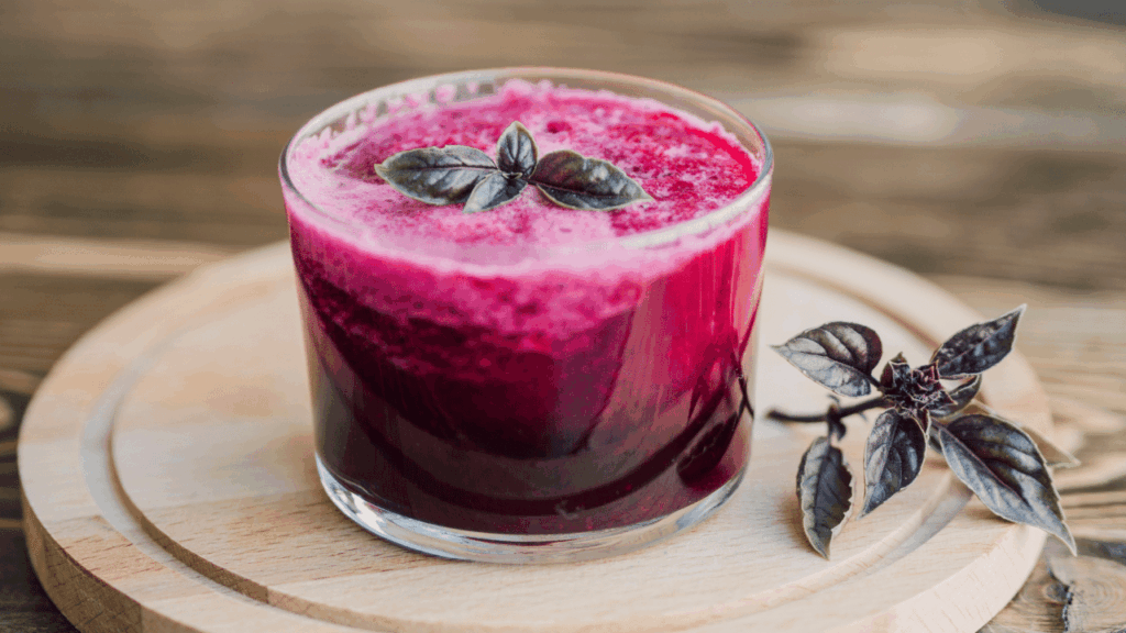 Receita deliciosa e prática de suco de beterraba, cenoura e limão