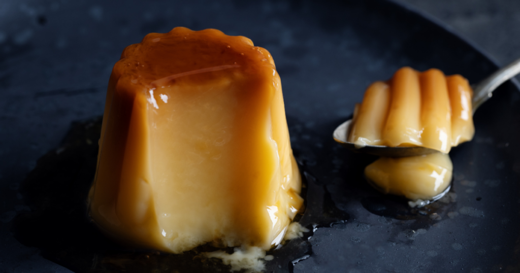 flan de coco com doce de leite – Pais e Filhos