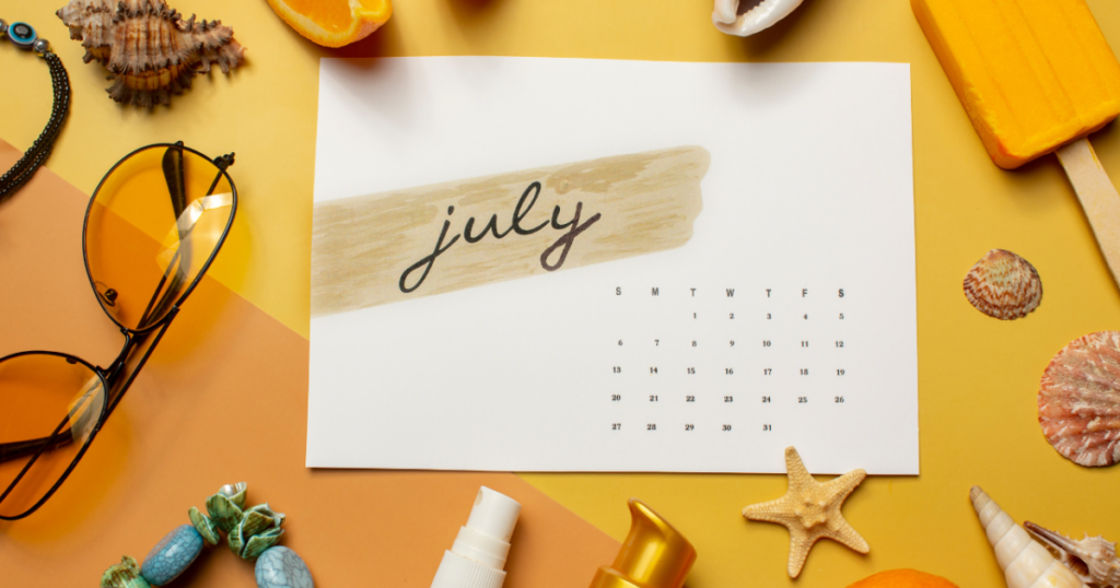 como organizar o descanso usando o calendário de 2026 – Pais e Filhos